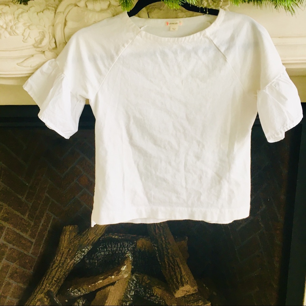 Girls Crewcuts Poof Sleeve Top